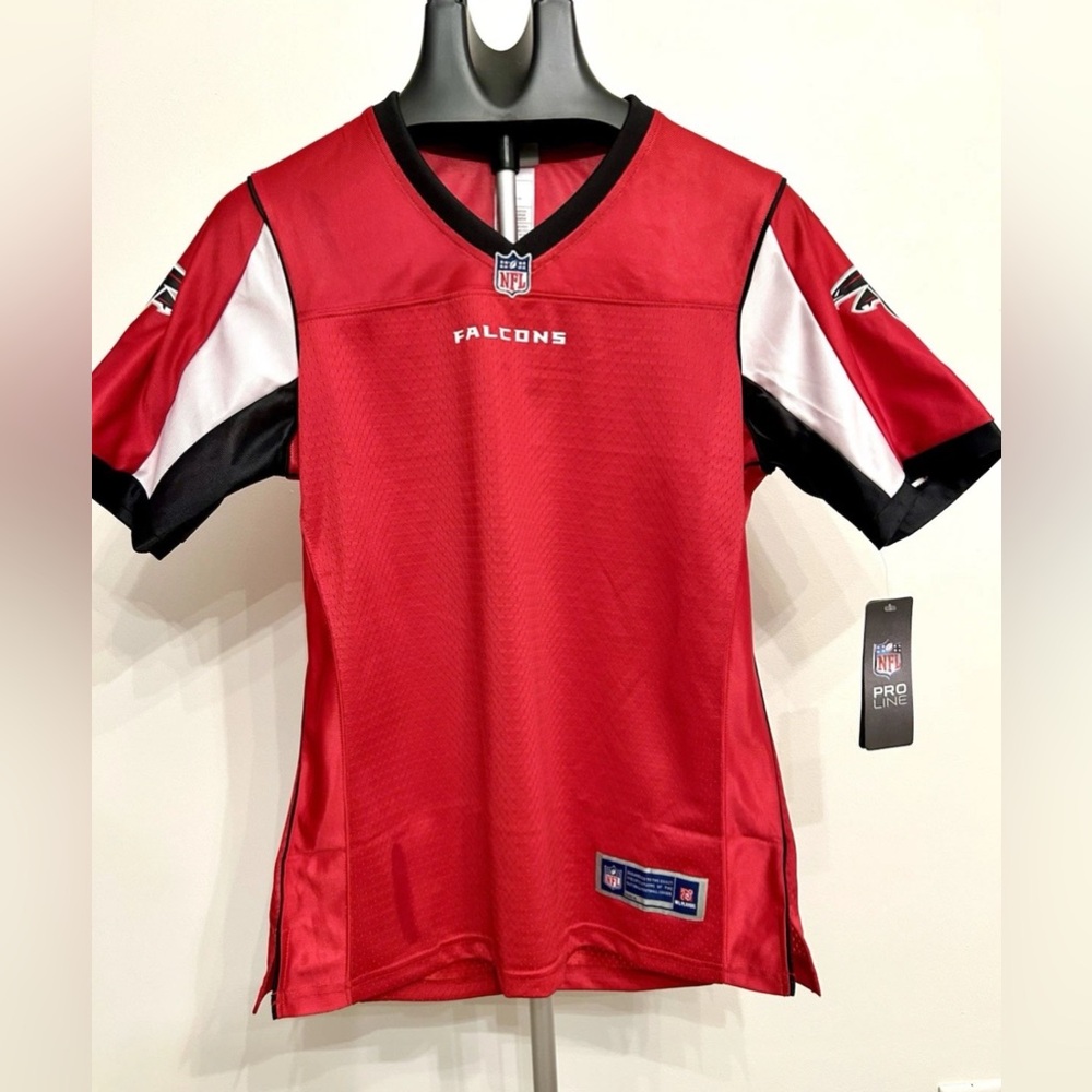NWT, NFL Atlanta Falcons,  Red and Black Women's Blank Jersey